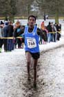 Weynay Ghebresilasie (Sunderland Harriers) wins the junior mens Northern Cross Country Championships.